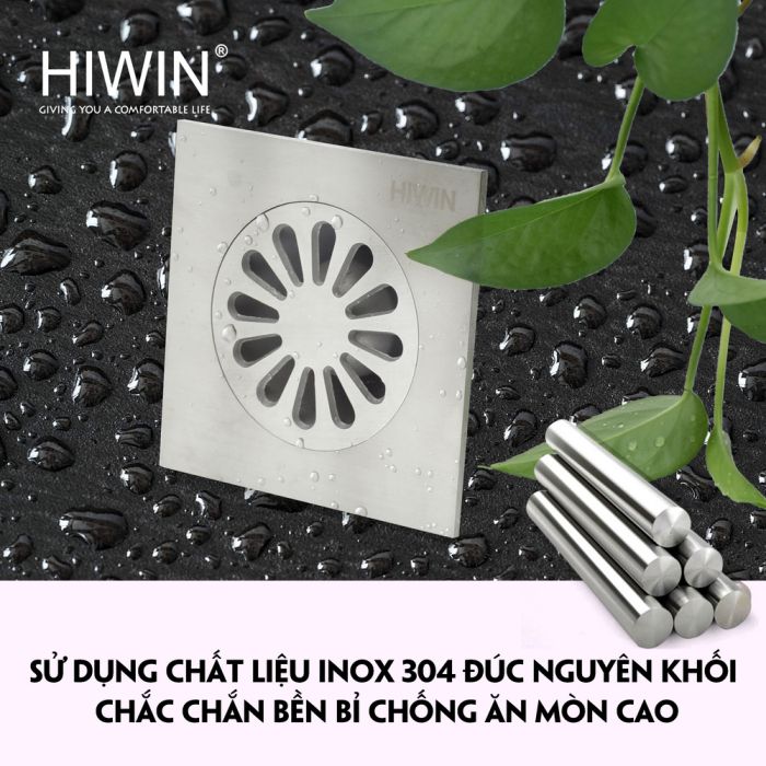 Ga Thoát Sàn FD-011 Inox 304 Đúc Cao Cấp Hiwin Ga Thoát Sàn FD-011 Inox 304 Đúc Cao Cấp Hiwin
