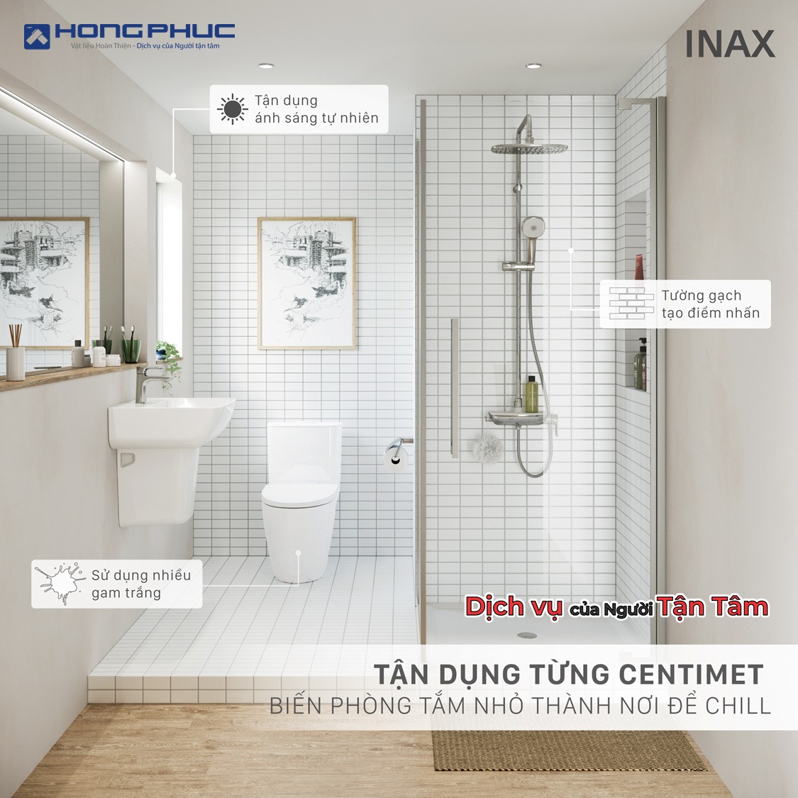 Gạch Ốp Lát Cho Phòng Tắm Luôn Tạo Điểm Nhấn Và Định Hình Phong Cách Riêng Cho Gia Chủ