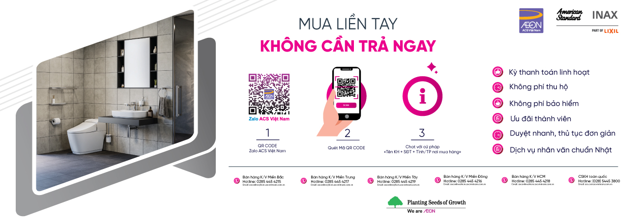 Mua thiết bị phòng tắm INAX tại Hải Dương