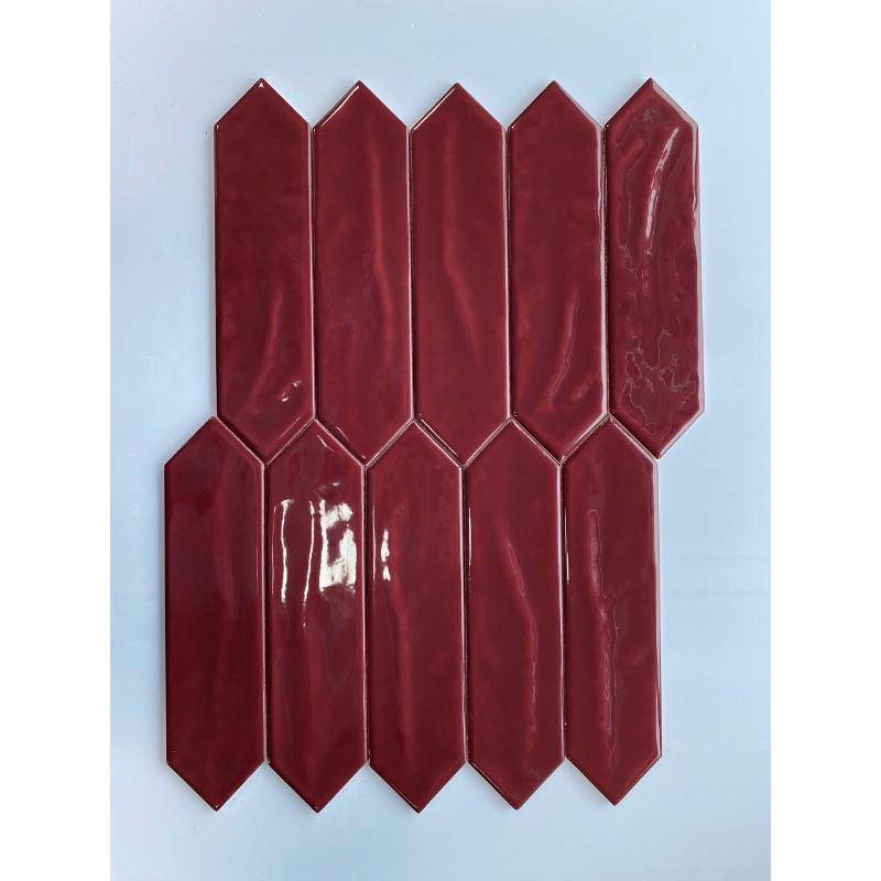 Gạch thẻ mũi tên KT 75×300 đỏ 3 Gạch thẻ mũi tên KT 75×300 đỏ 3